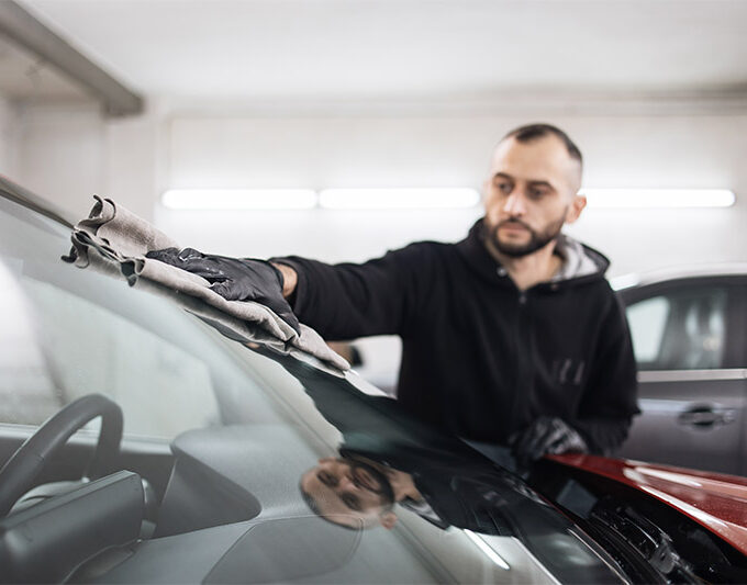 Čiščenje vetrobranskega stekla