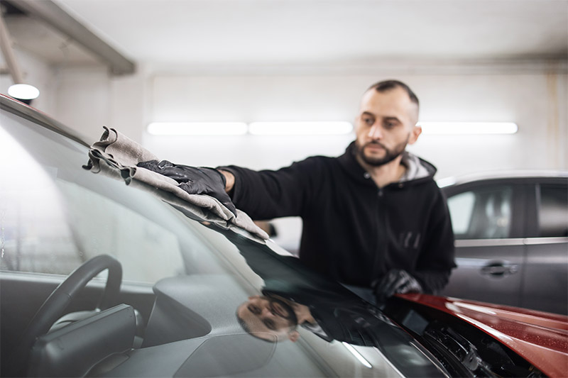 Čiščenje vetrobranskega stekla